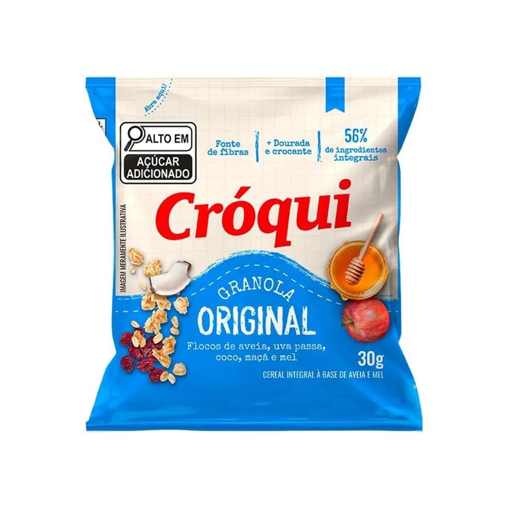 Granola Croqui Personal  Sache 30G Caixa 10 Unidades