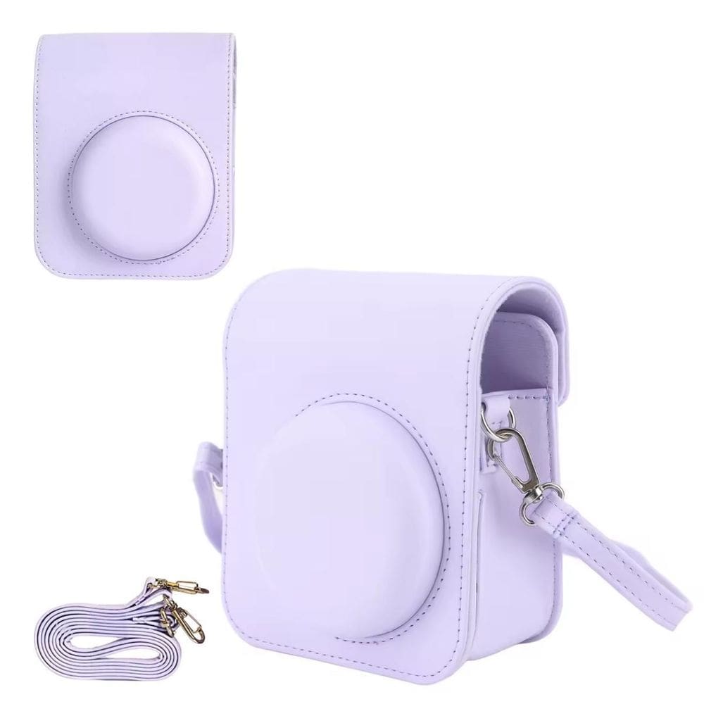 Capa Premium Protetora Com Alça Para Câmera Instax Mini 12