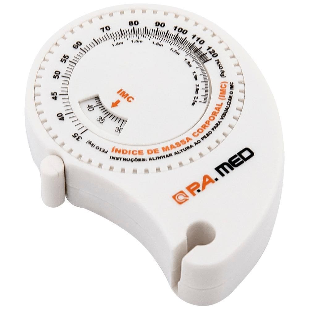 Fita Antropométrica Trena 1.5M Com Cálculo De Imc