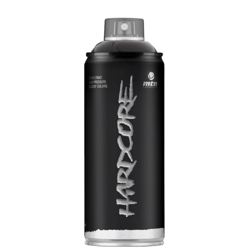Tinta Spray Hardcore Preto Acetinado 400Ml Mtn