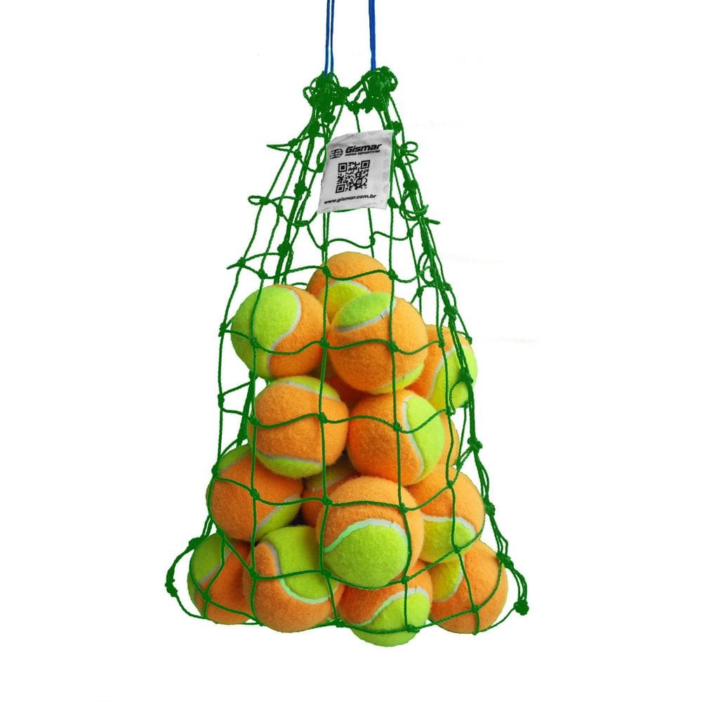 Saco Para Até 20 Bolas De Beach Tennis Ou Tênis Verde