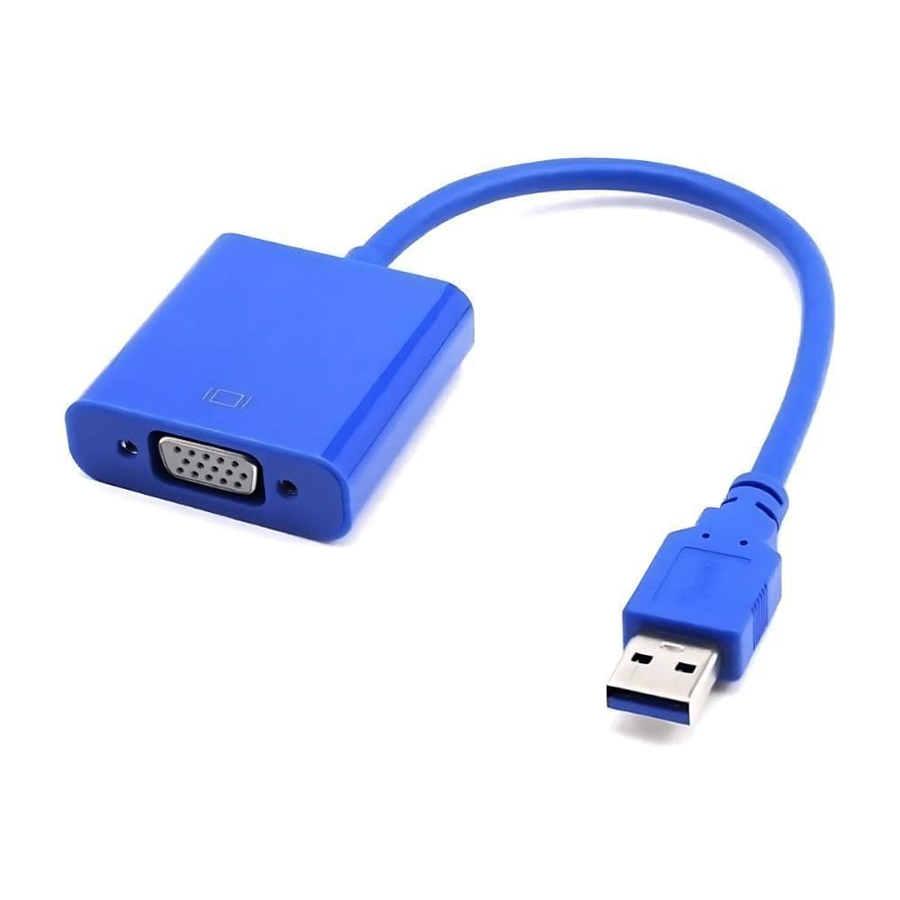Cabo Adaptador Usb 3.0 Para Vga Compatível Usb2.0