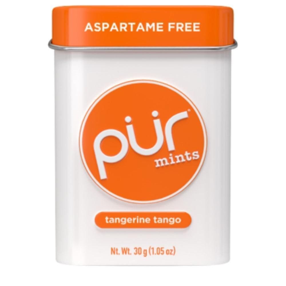 Pur Mints Tangerine Goma Mascar S/Açucar C/Xilitol Tangerina
