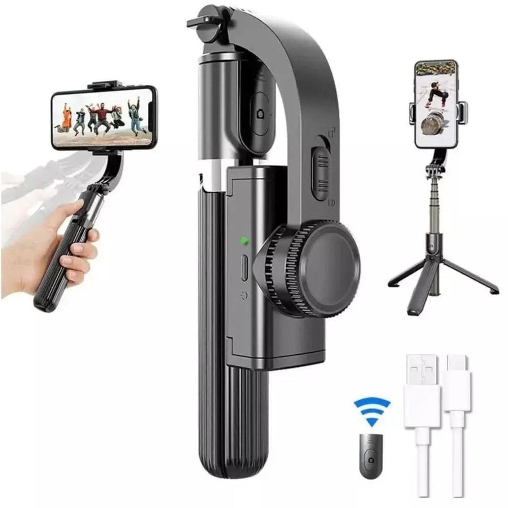 Tripé Gimbal Dobrável  Compatível Com Celular Profissional