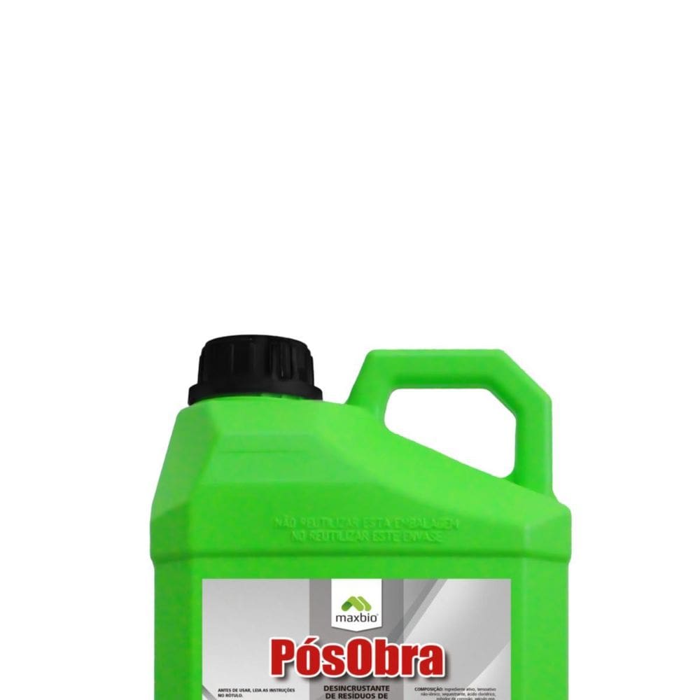 Limpador Pós Obra Max Bio 5L Limpeza Completa Pós-Obra