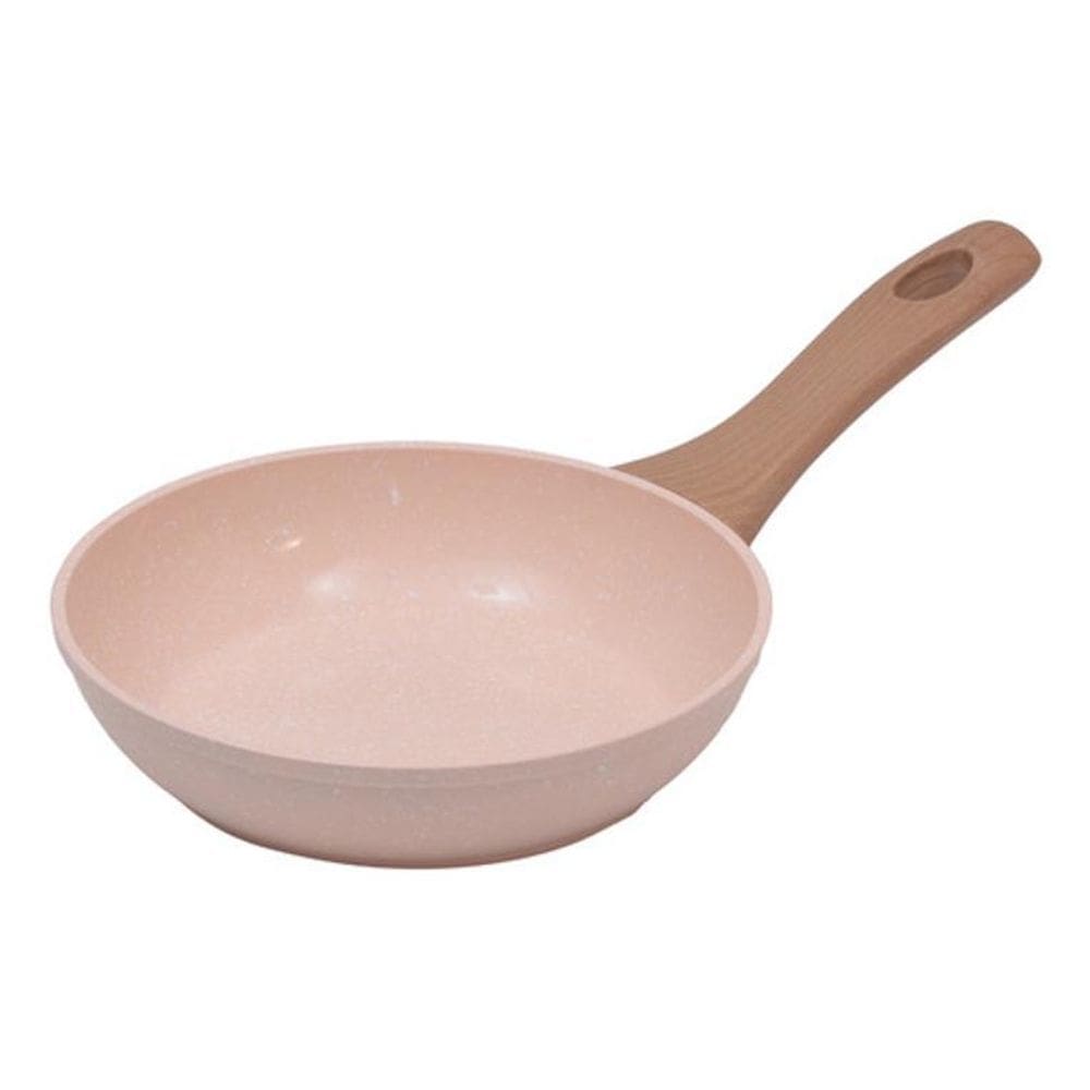 Panela Frigideira Rosa 16Cm Indução Cerâmico 4Mm Style