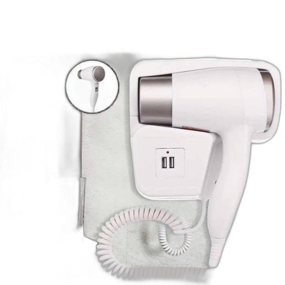 Secador De Parede Compacto Usb Para Hotéis 220V