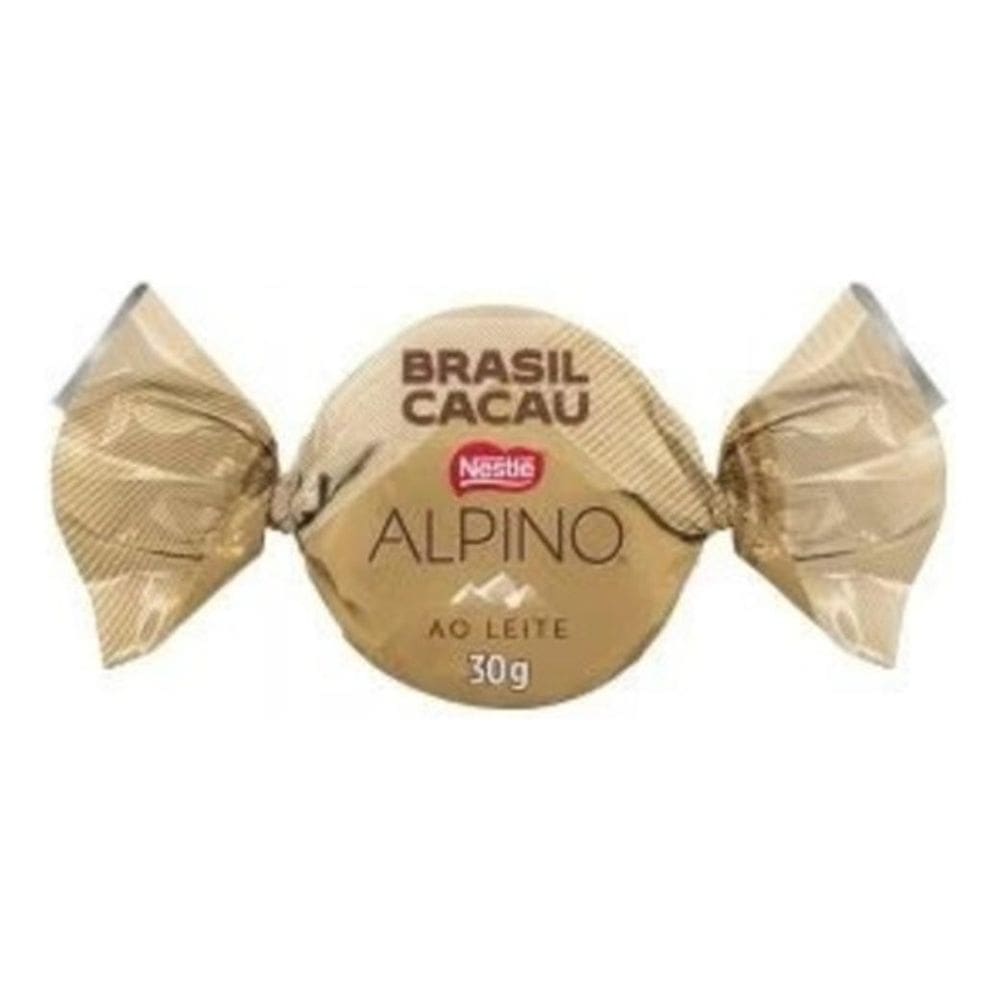 Kit 10 Trufas Chocolate Alpino Nestlé 30G Brasil Cacau