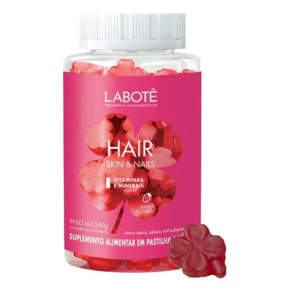 Labotê Vitamina Cabelo, Pele E Unha - 60 Gomas 1 Unidade