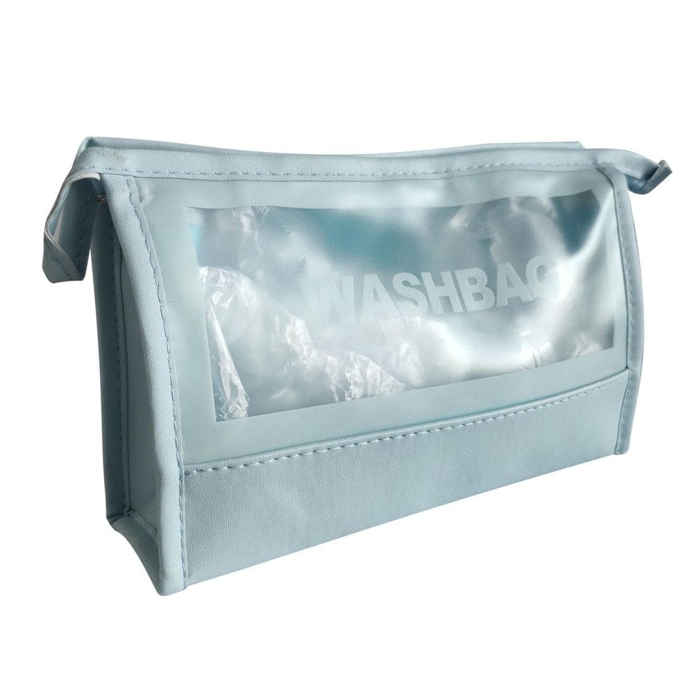 Washbag Necessaire Pvc Grande Organizador Malas Viagem Zíper