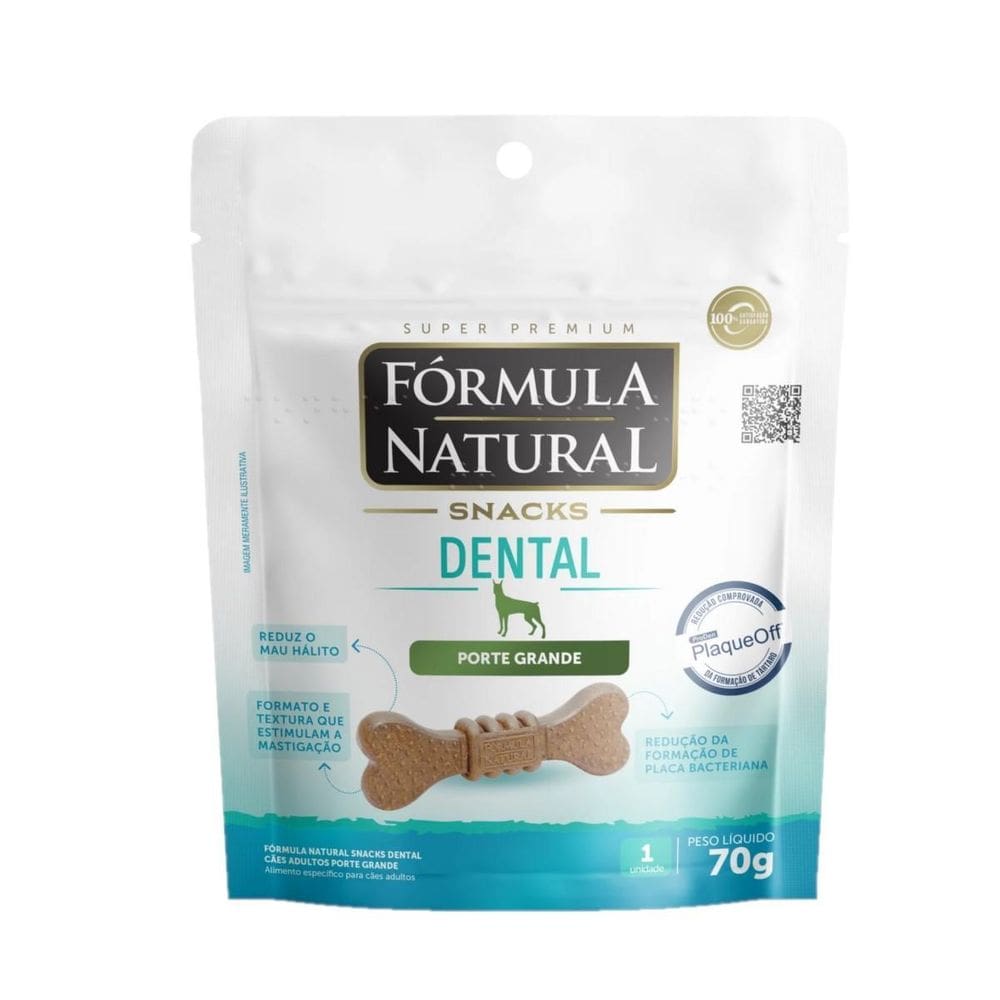 Fórmula Natural Snacks Dental Cão Adulto Grande Porte - 70G