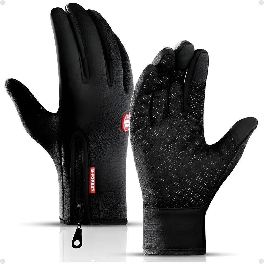 Luva Moto Bike Termica Impermeável Prova Dagua T Preto Nico