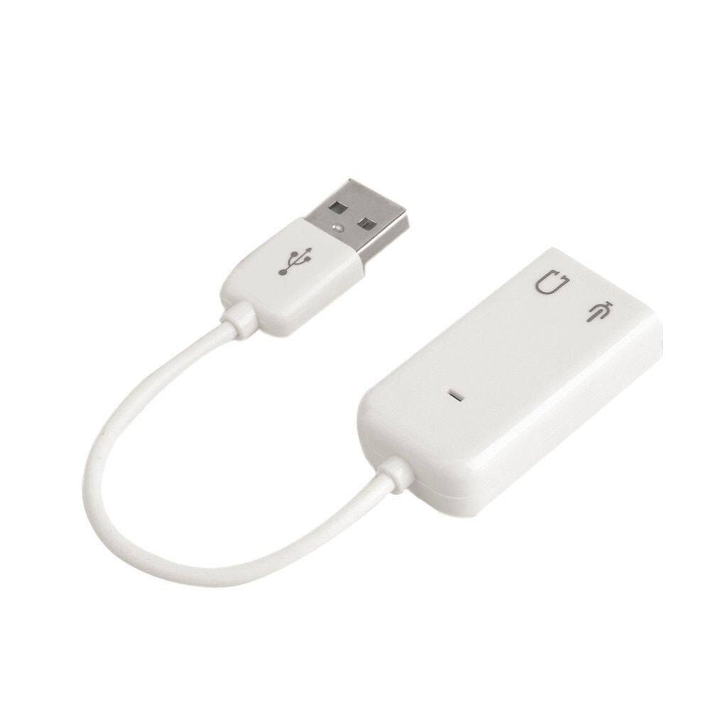Adaptador Placa De Som Externa Usb 7.1 Fone E Microfone