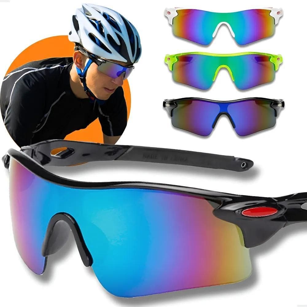 Óculos Esportivo Bike Ciclismo Mtb Speed Pro Preto E Verde