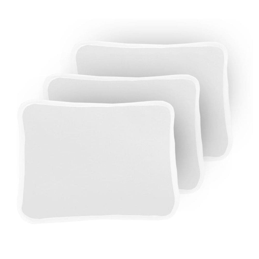 Kit 3 Fronha Lisa Para Travesseiro Bebê 30X40Cm Branco