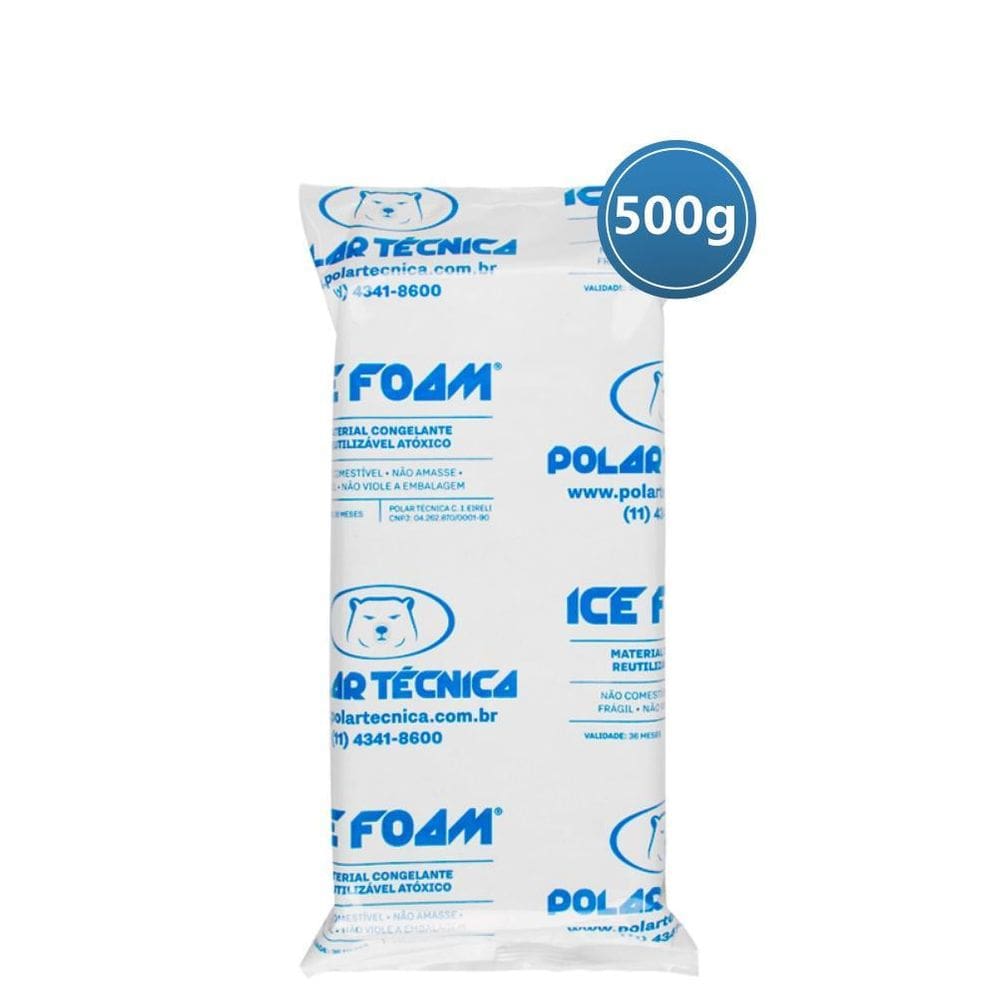 Gelo Artificial Espuma Ice Foam 500G Kit Com 3 Unidades
