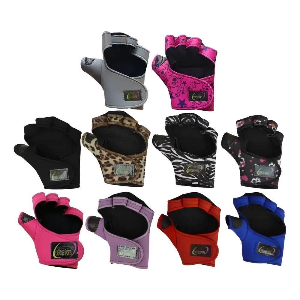 Luva Feminina Com Polegar - Musculação - Fitness - Aca Lilás