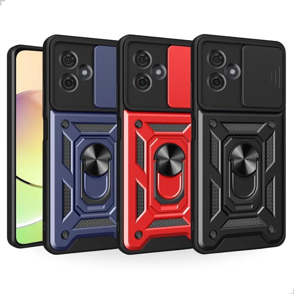 Capa Capinha Para Motorola Armadura Anti Impa Preto Moto G85