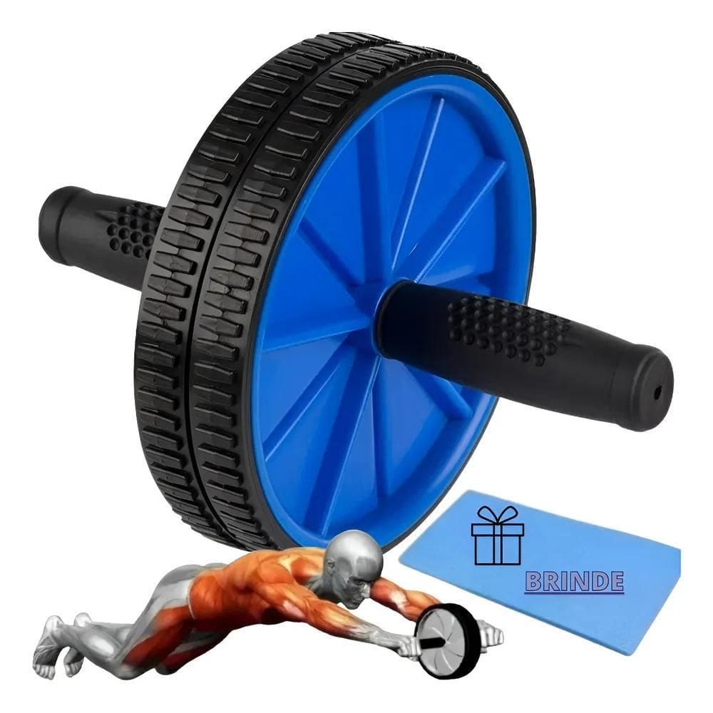 Rodinha Mbfit Roda Abdominal Dupla Reforçada Profissional Fi
