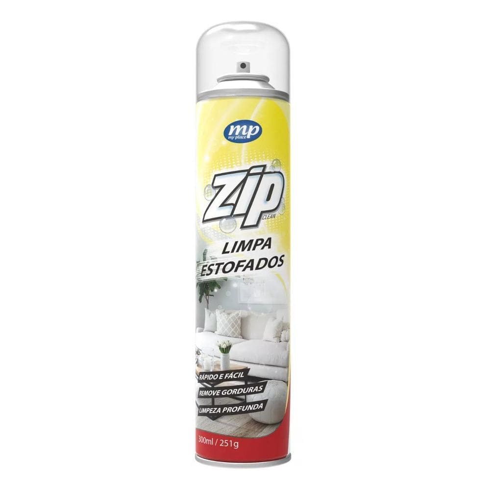 Kit Limpa Estofados Spray Zip Clean 300Ml / 251G Remove Seco