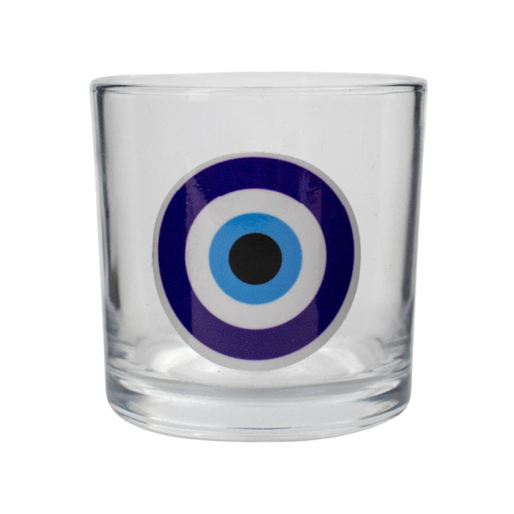 Copo De Whisky Vidro Olho Grego 300 Ml