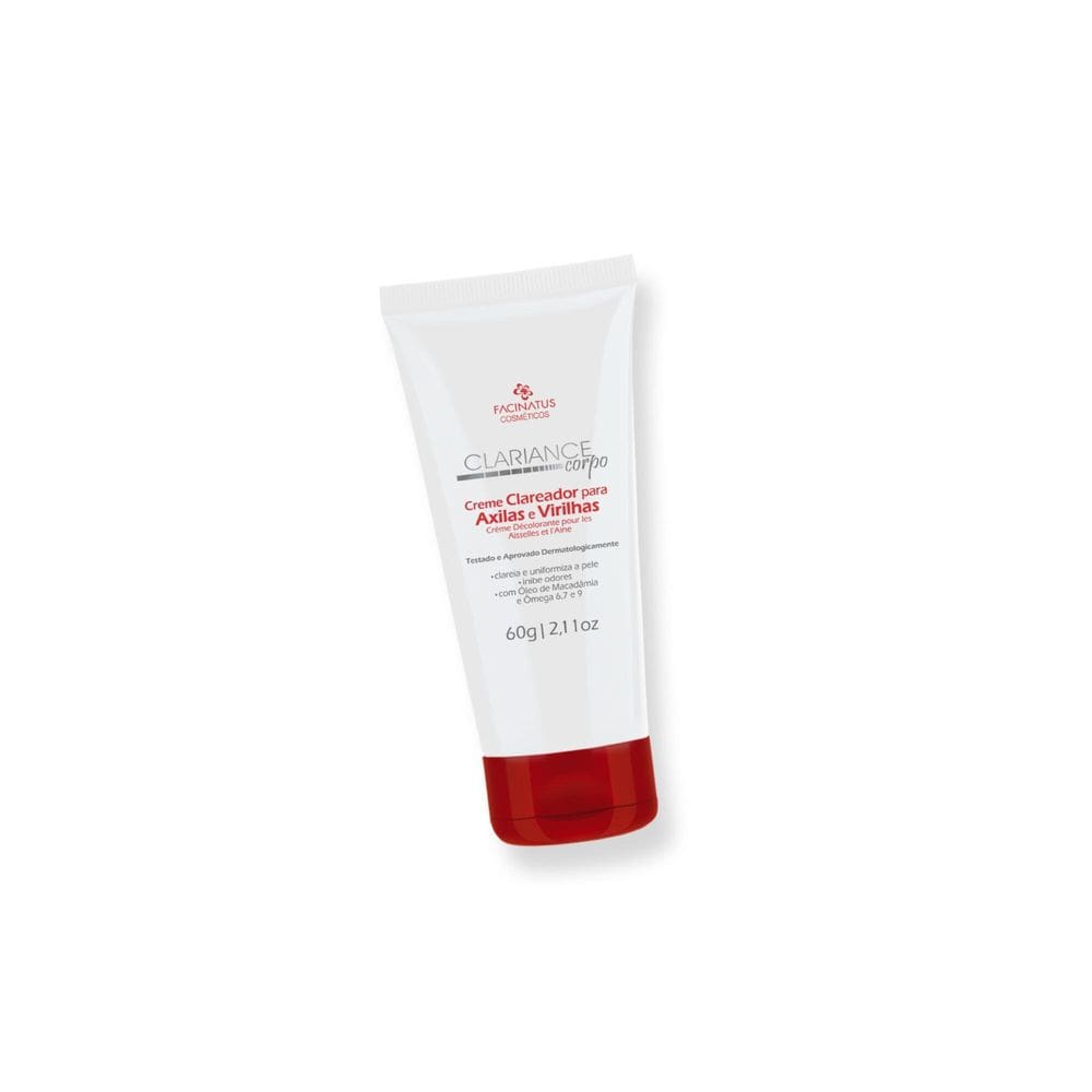 Clariance Creme Clareador Para Axilas E Virilhas