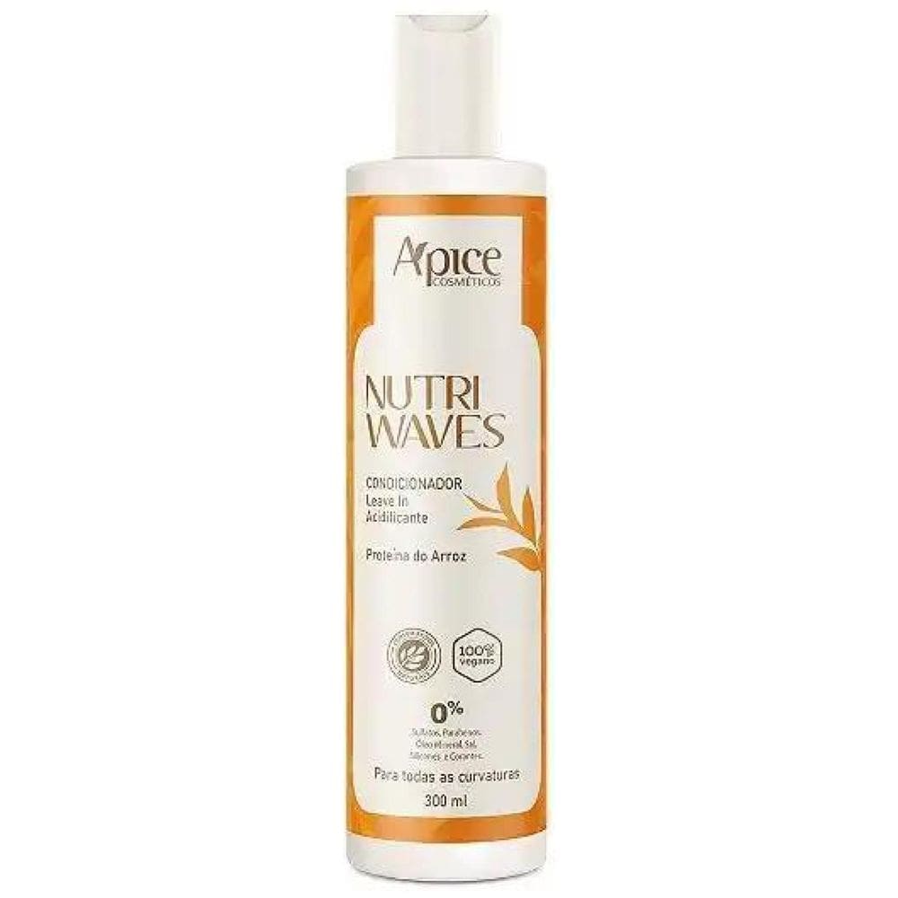Condicionador Acidificante E Leave In Nutri Waves Apse 300Ml