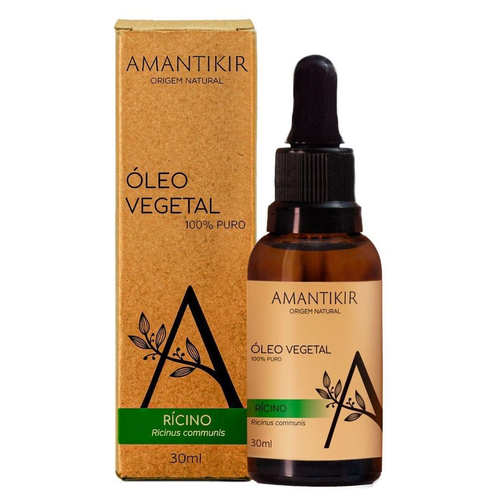 Óleo Vegetal De Rícino 100% Puro 30Ml Amantikir