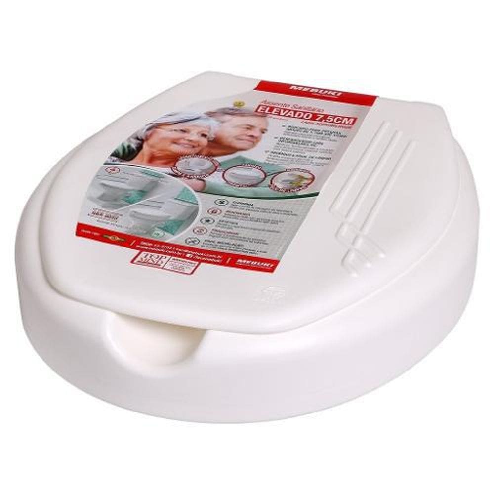 Assento Vaso Elevado 7,5cm Mebuki