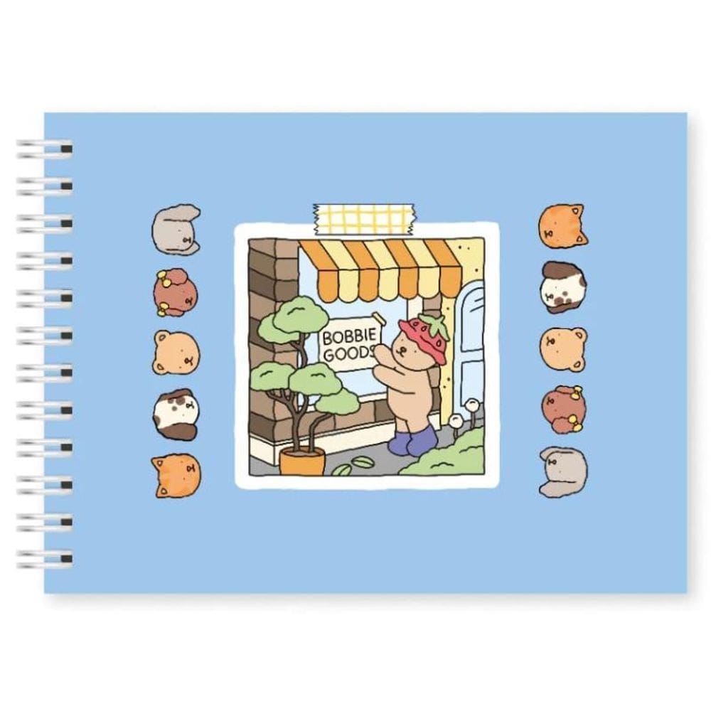 Livro Colorir Bobbie Goods Capa Dura 50 Páginas Oficial Azul