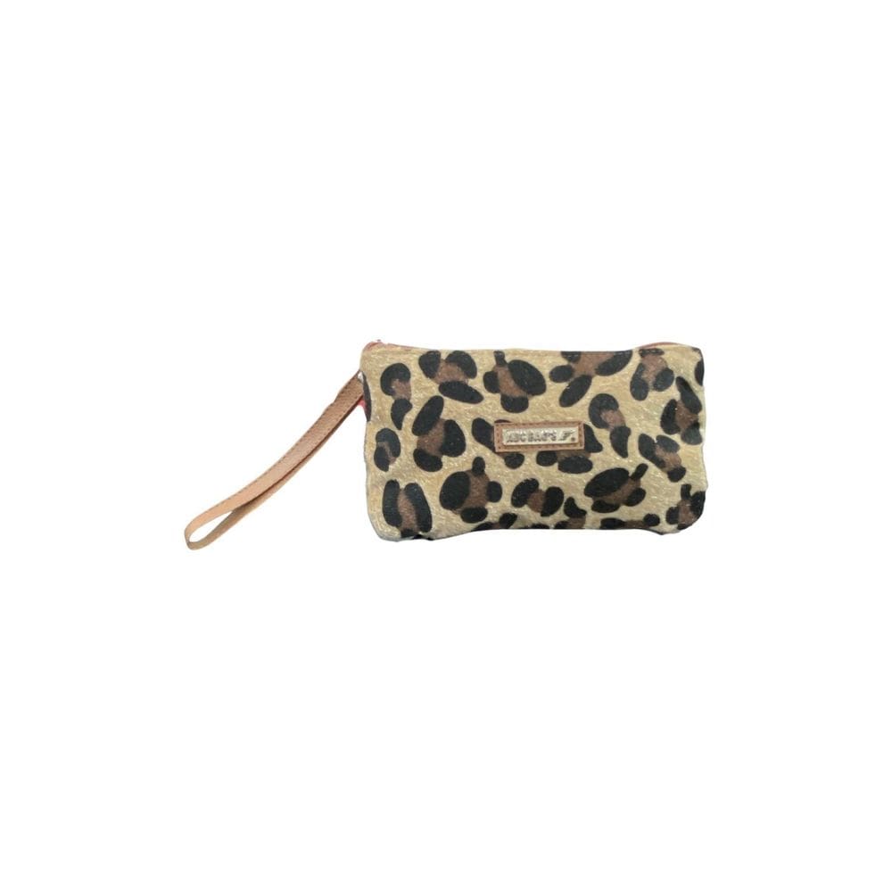 Bolsa De Mão Carteira Animal Print Abc Bags 204 - Onça