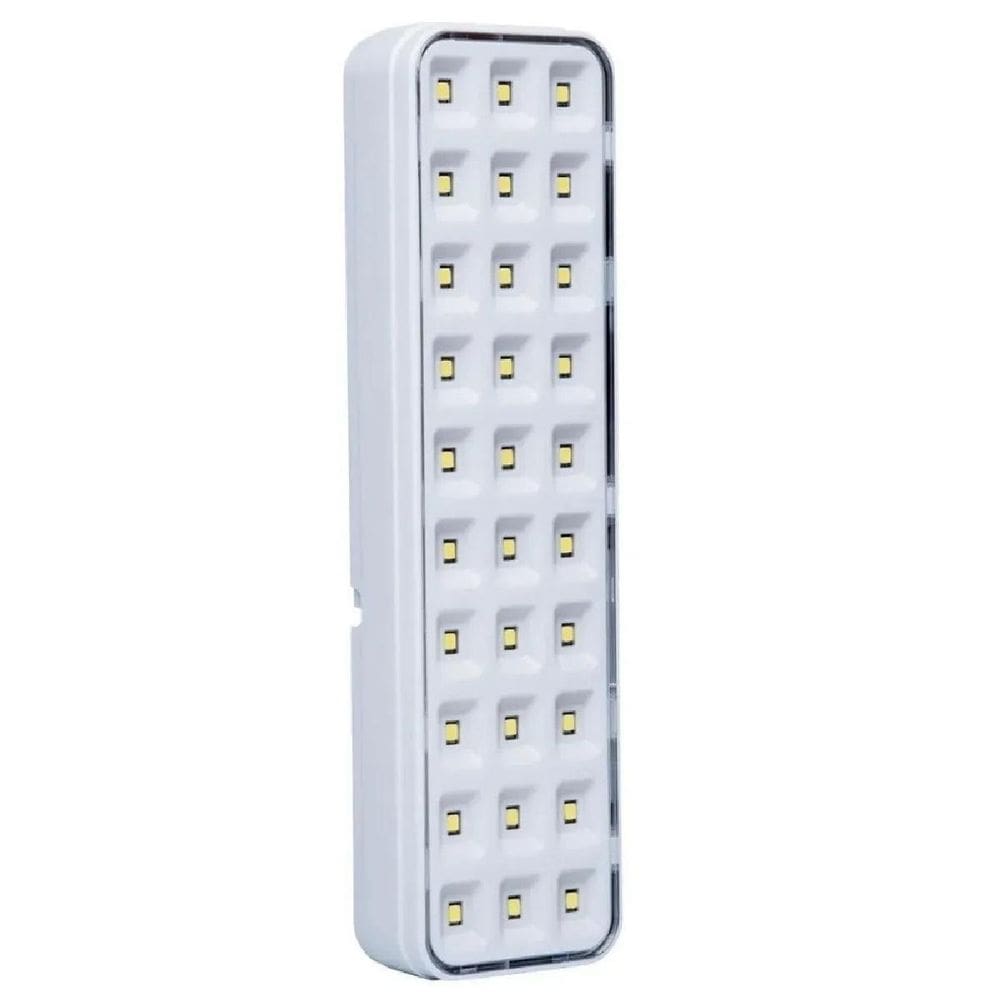 Luz De Emergência Autonomia De 6 Horas 30 Leds 1,5W Lk-730