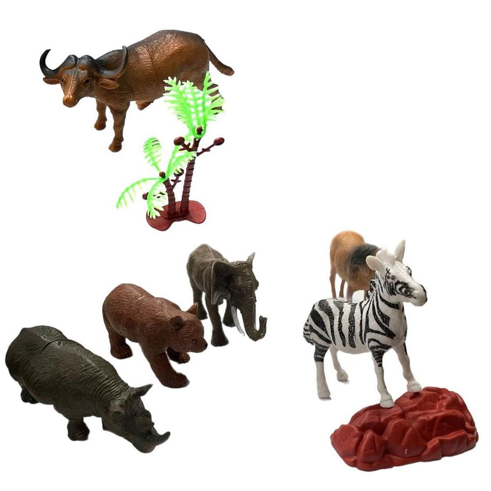 Animal Borracha África Zebra Elefante Urso Safari Selva