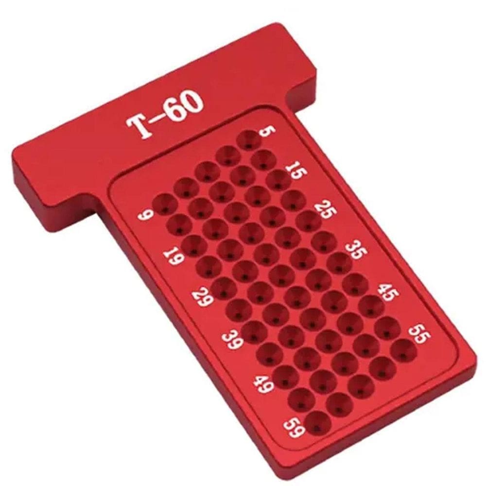 Esquadro De Marcação Tipo T Gauge 60Mm Gabarito T-60 Dremax