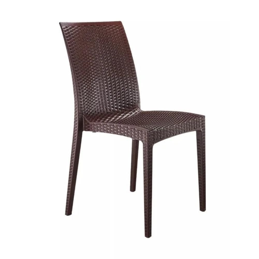 Cadeira Rattan Marrom