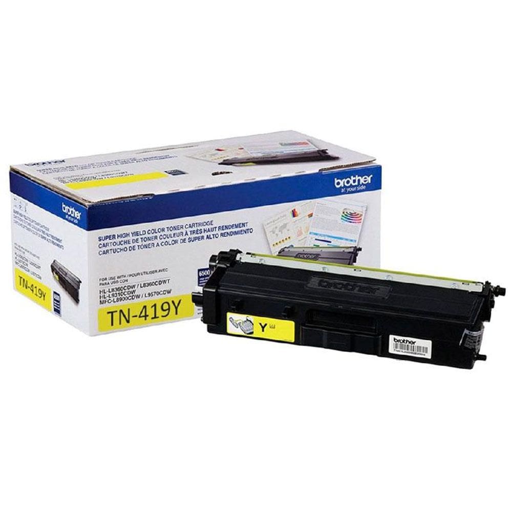 Toner Brother TN419Y amarelo 9000 páginas