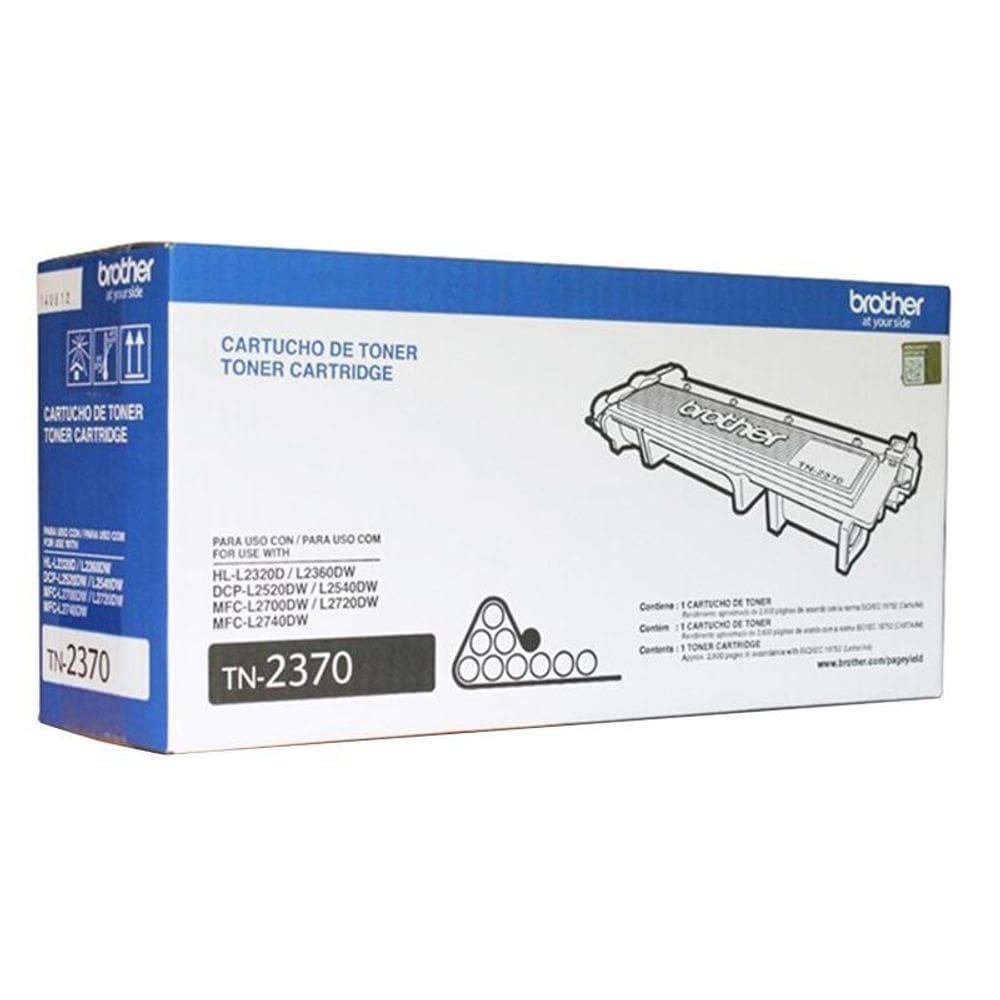 Toner Brother TN2370BR preto 2600 páginas