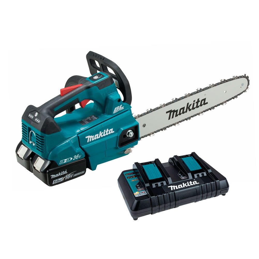 Motosserra Bateria 5Ah 36V (18V+18V) Carregador Duplo DUC306PT2 Makita 220V