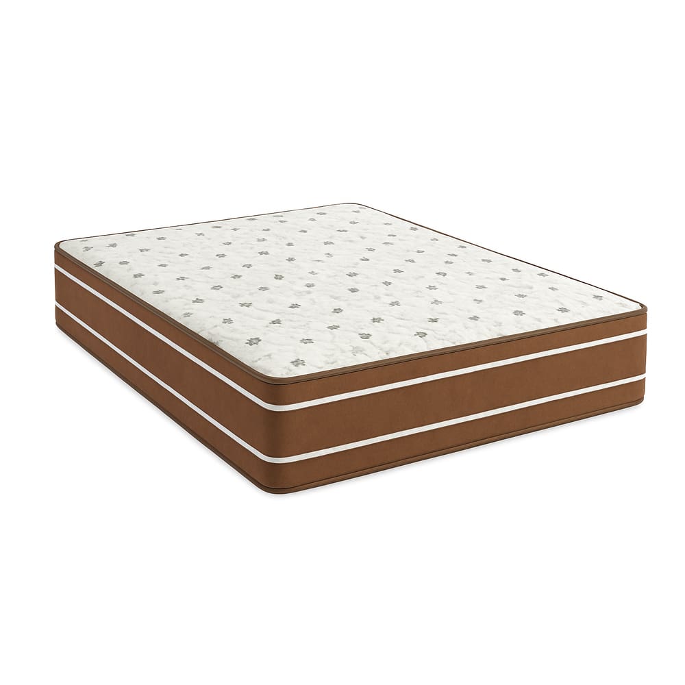 Colchão Molas Bonnel 198x203x28 - Lateral Marrom PREMIUM