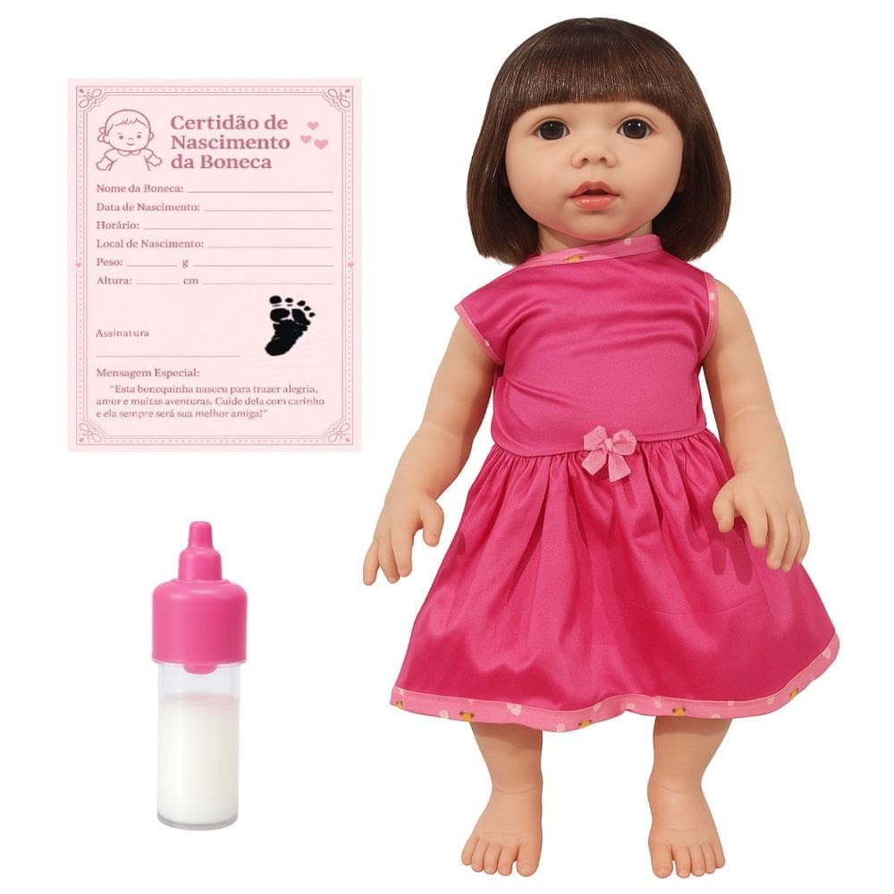 Kit Boneca Baby Eloise Sid Nyl Brinquedo Bebê C/ Certidão