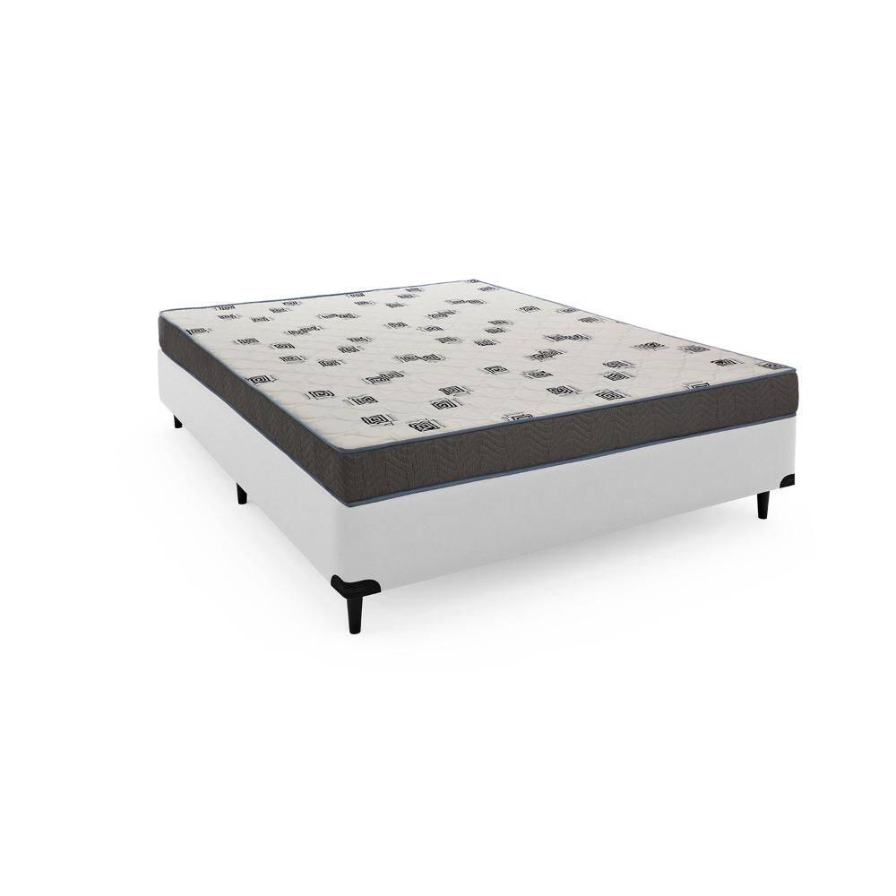Cama Box e Colchão Light D33 - Casal (158x188)