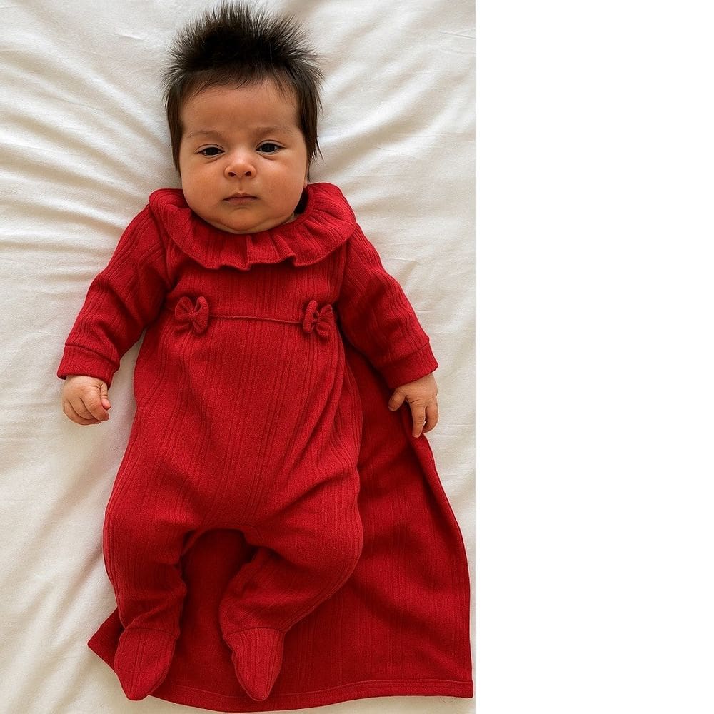 Saída maternidade menina Vermelha ou rosa - Kit maternidade