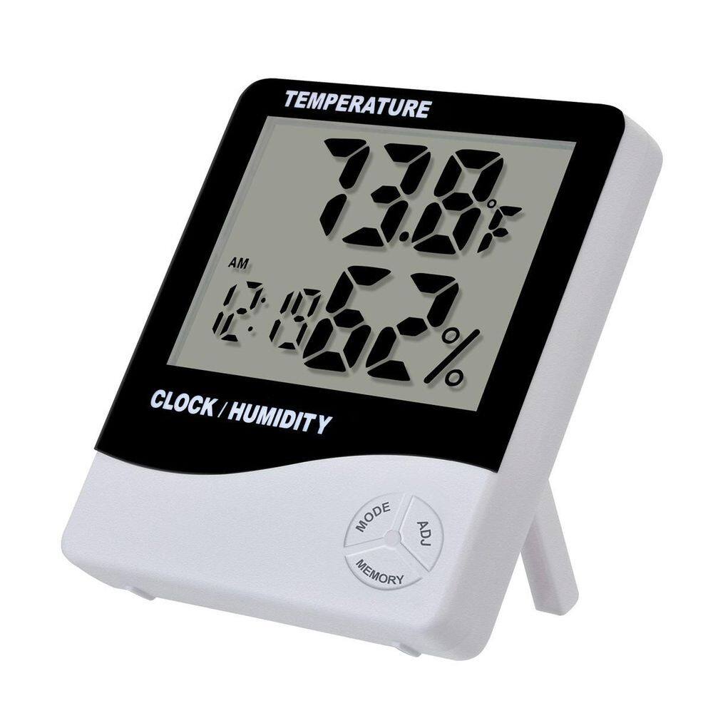 Higrômetro Digital Com Sensor Para Medição Precisa Umidade
