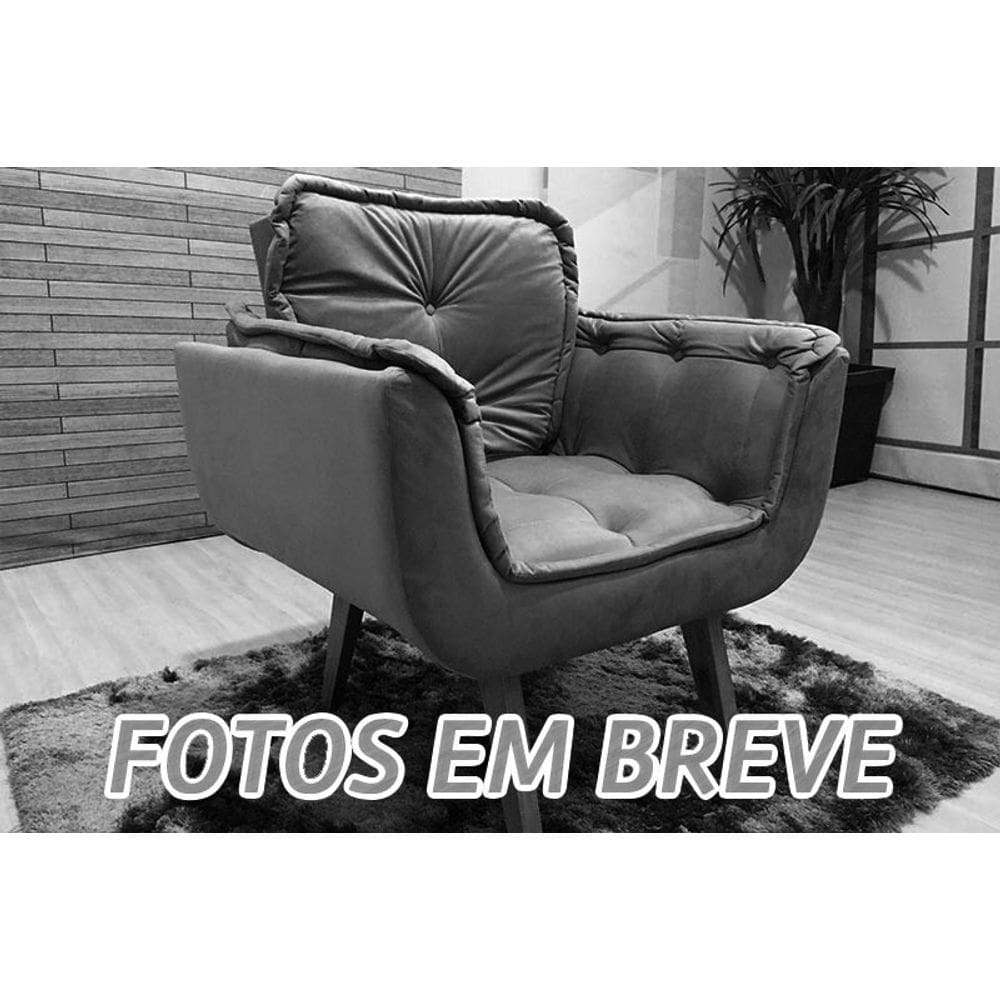 Poltrona Decorativa 1 Lugar Rose 326 Rebeca