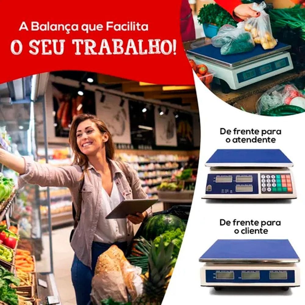 Balança Digital Comercial Para  Com Precisão