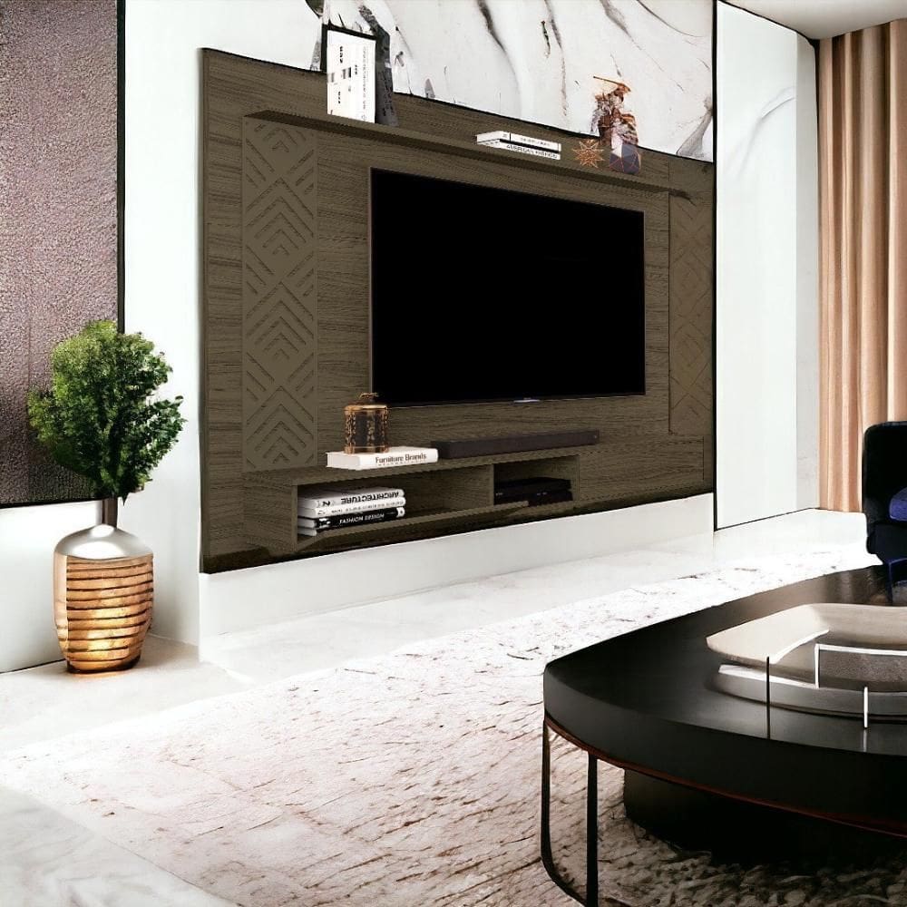 Painel para TVs até 60 pol Roma Castanho Cambel
