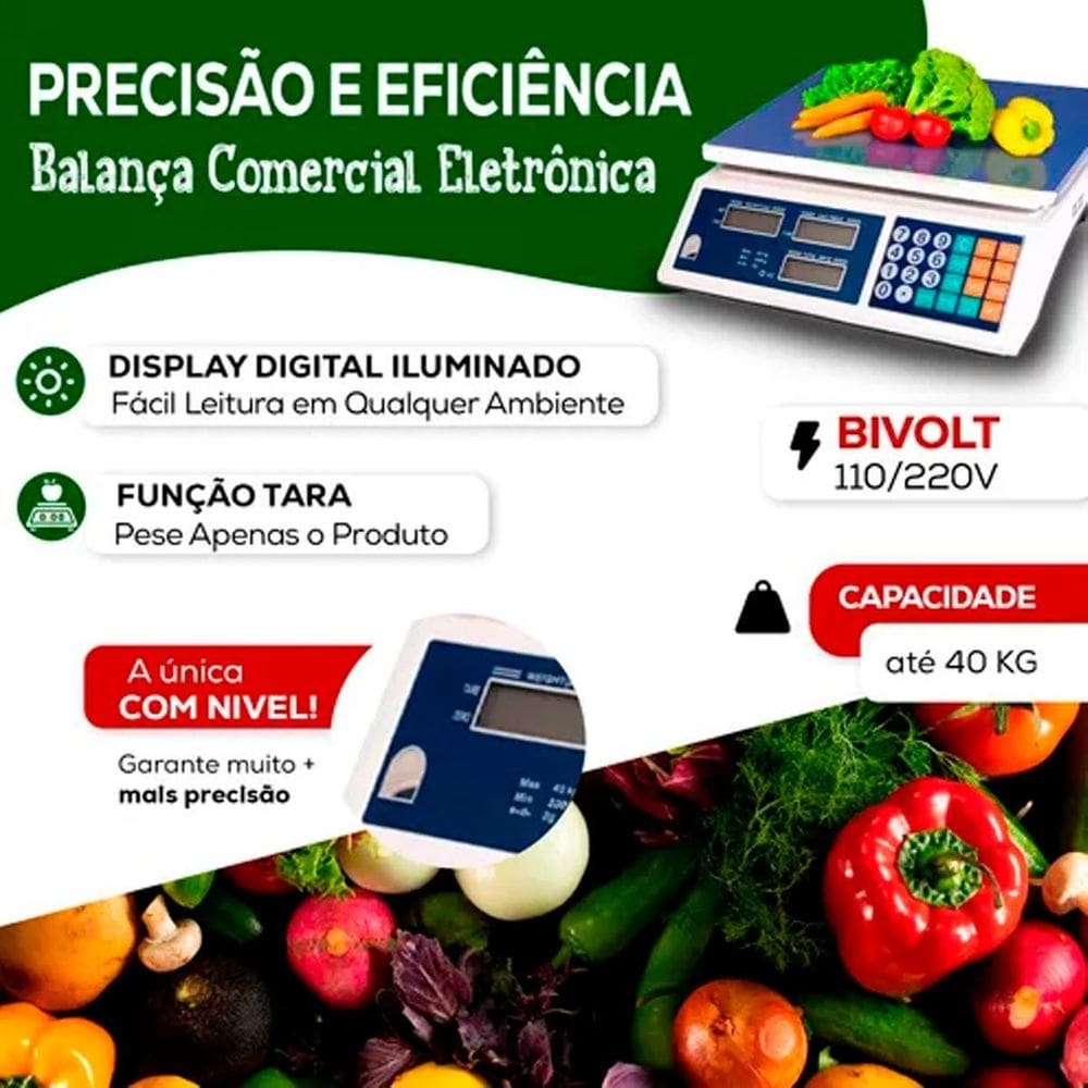 Balança Digital Mercado Ideal Para