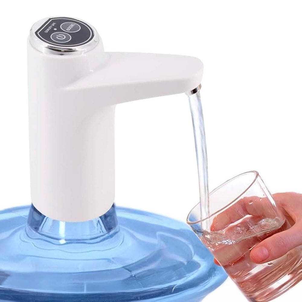 Bomba De Água Para Garrafa Potável Elétrica Carregamento Usb