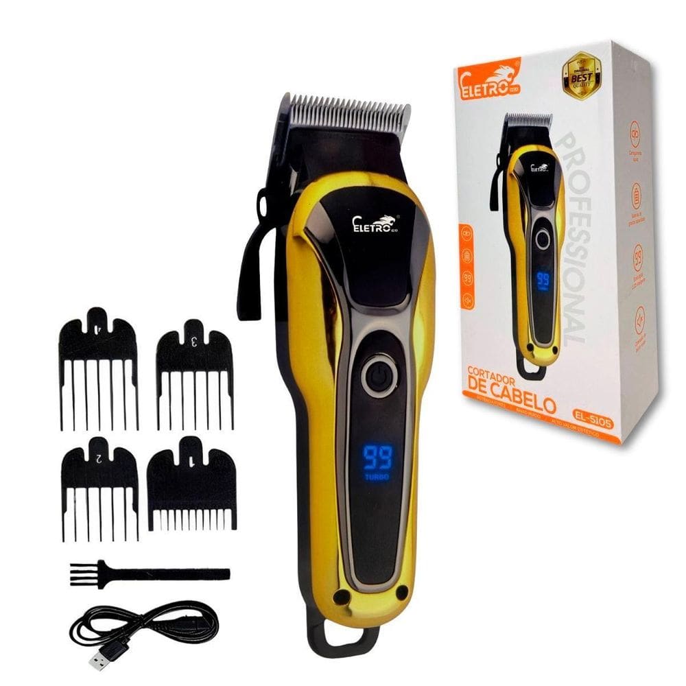 Maquina Para Cortar Cabelo Recarregável Bivolt