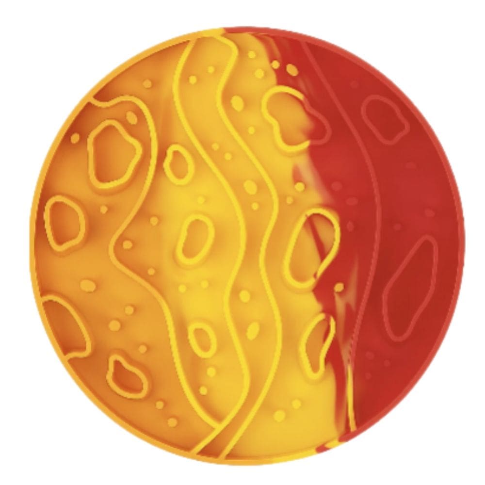 Comedouro Lento e Tapete de Lamber Mars 2 em 1 em Silicone para Cães e Gatos - Grande